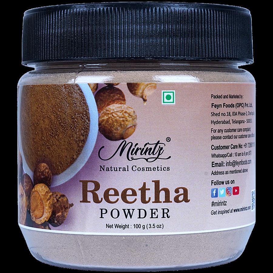 Mirintz Reetha Powder - Natural