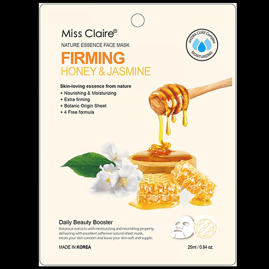 Miss Claire Nature Essence Face Mask - Honey & Jasmine