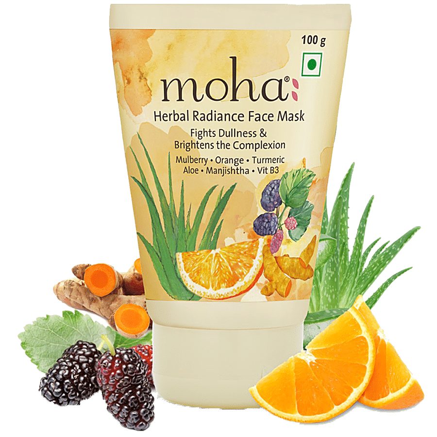 Moha Herbal Radiance Face Mask - Fights Dullness