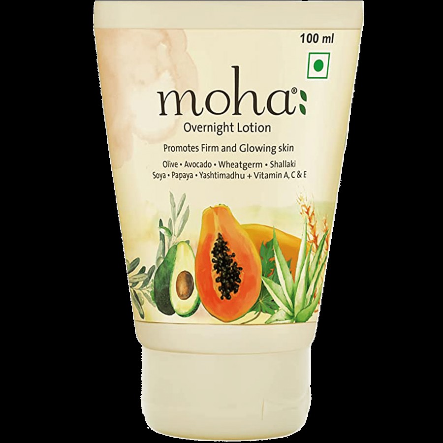 Moha Overnight Lotion - Promotes Firm & Glowing Skin