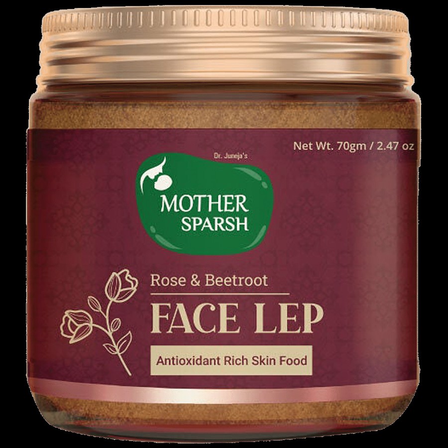 Mother Sparsh Rose & Beetroot Face Lep - Rich In Antioxidants