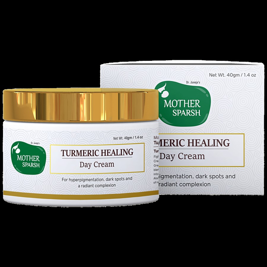 Mother Sparsh Turmeric Healing Day Cream - Aloe Vera & Gotu Kola