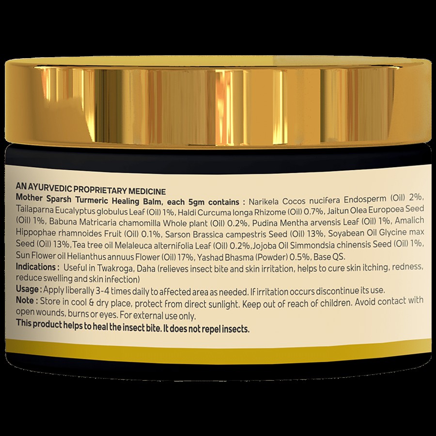 Mother Sparsh Turmeric Healing Night Beauty Balm - With Saffron