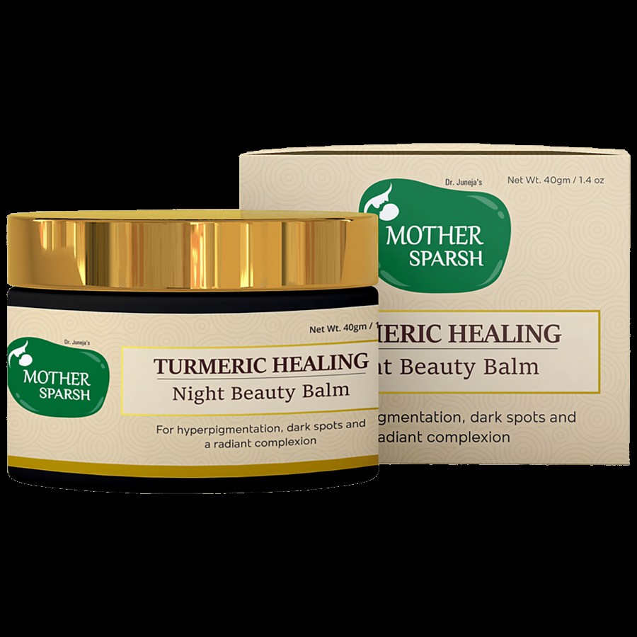 Mother Sparsh Turmeric Healing Night Beauty Balm - With Saffron