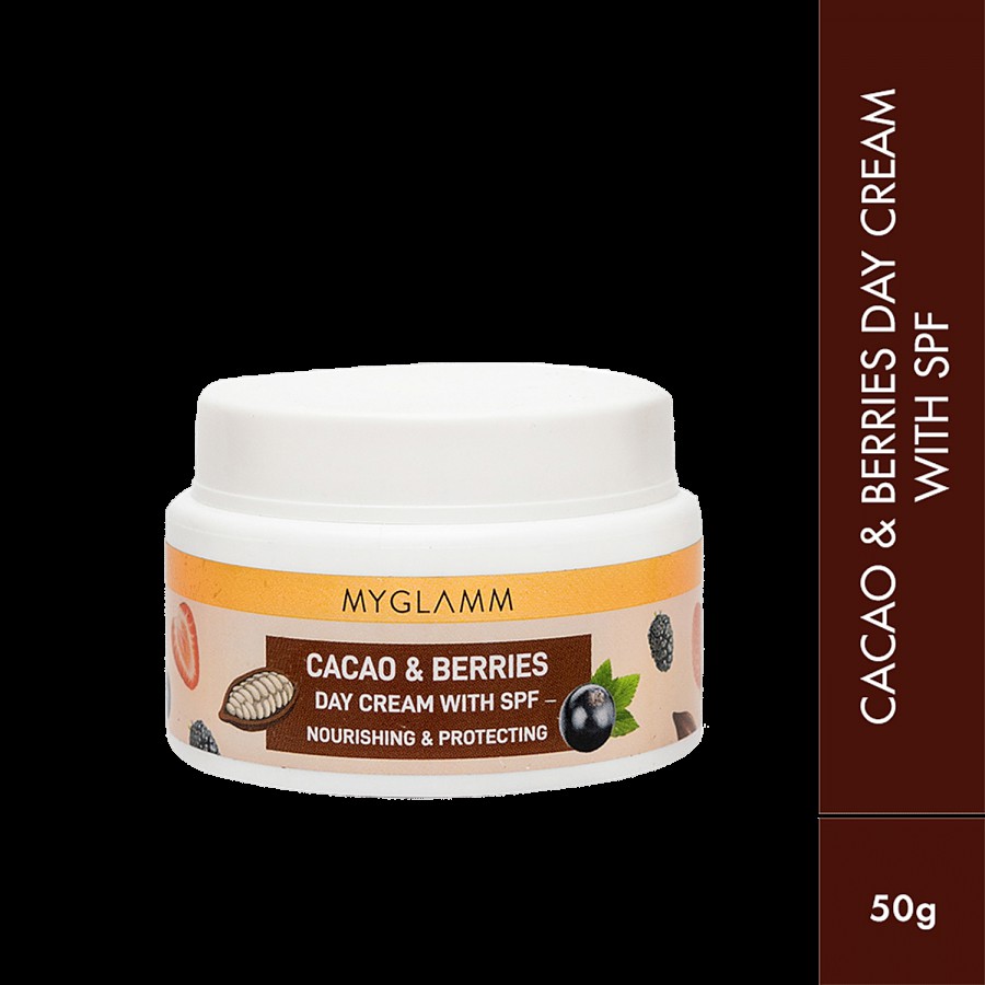 MyGlamm MyGlamm Superfoods Cacao & Berries Day Cream With Spf-NA-50gm