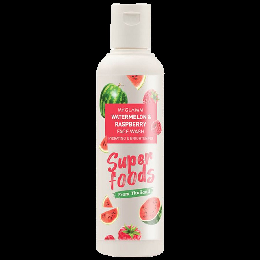 MyGlamm MyGlamm Superfoods Watermelon & Raspberry Face Wash-NA-120ml