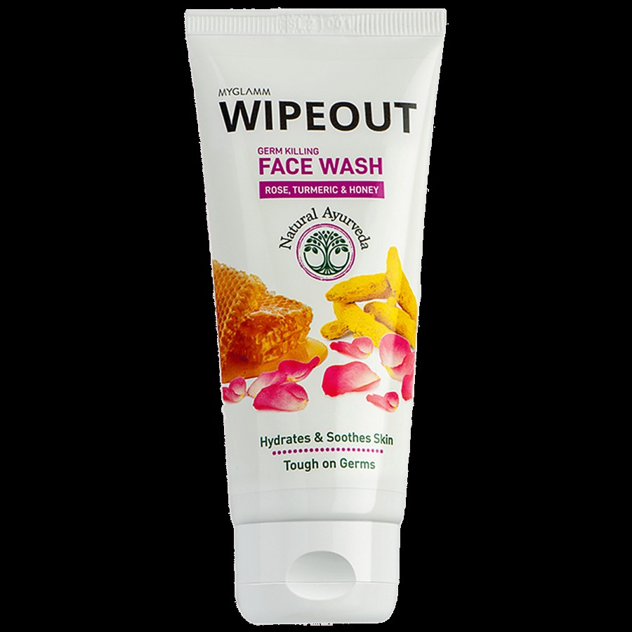 MyGlamm MyGlamm Wipout Germ Killing Face Wash-Rose & Honey-60gm