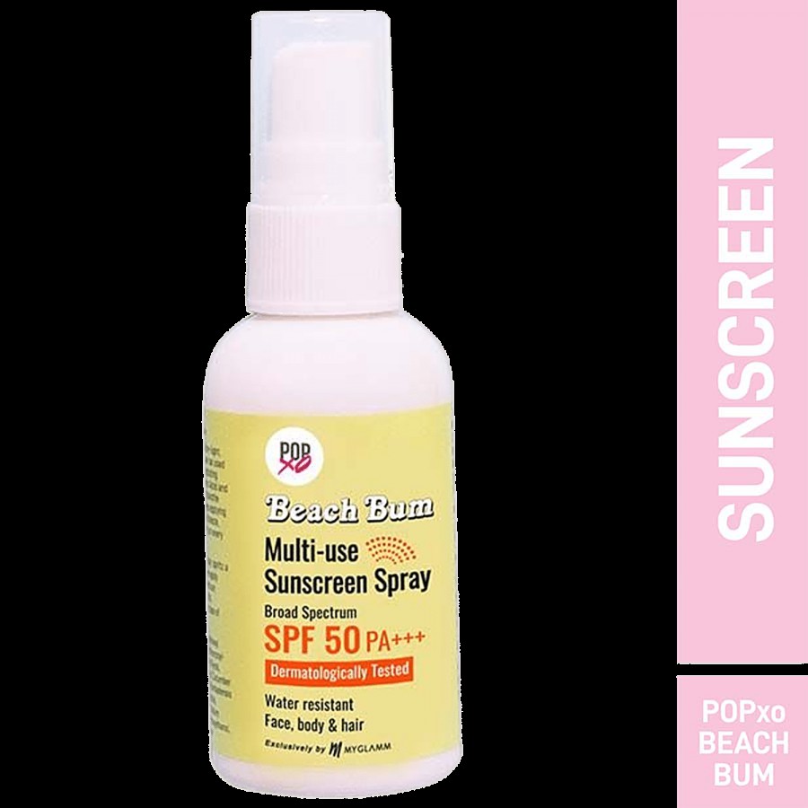 MyGlamm POPxo Beach Bum Multi-Use Sunscreen Spray - SPF 50 & P+++