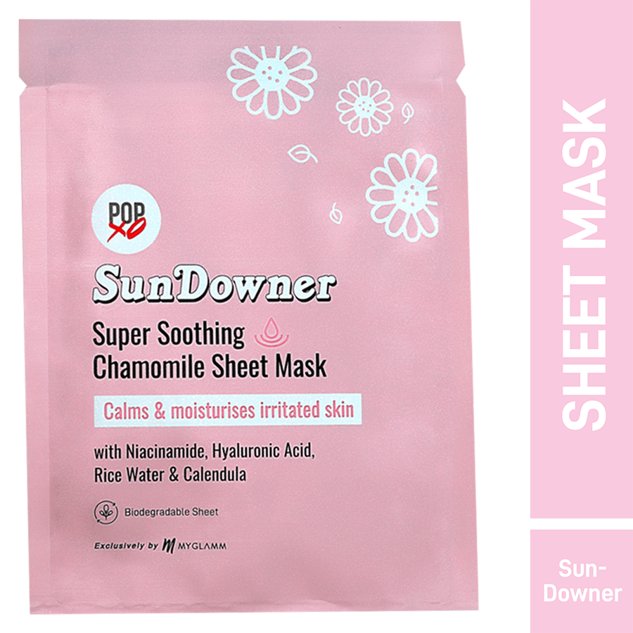 MyGlamm POPxo Sundowner - Super Soothing Chamomile Sheet Mask