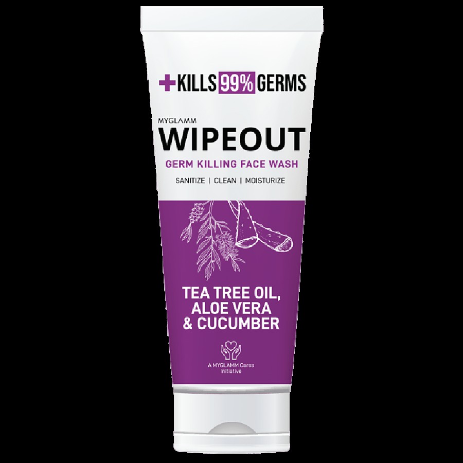 MyGlamm Wipeout Germ Killing Face Wash