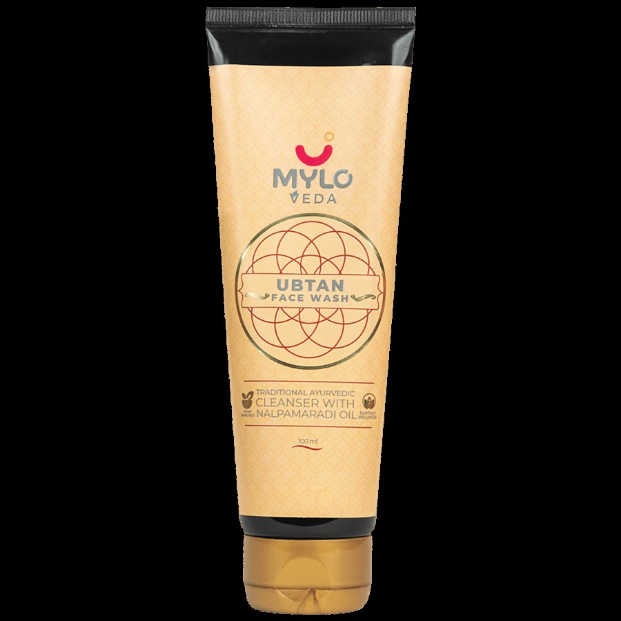 Mylo Veda Ubtan Face Mask - Traditional Ayurvedic Formulation With Nalpamaradi Oil