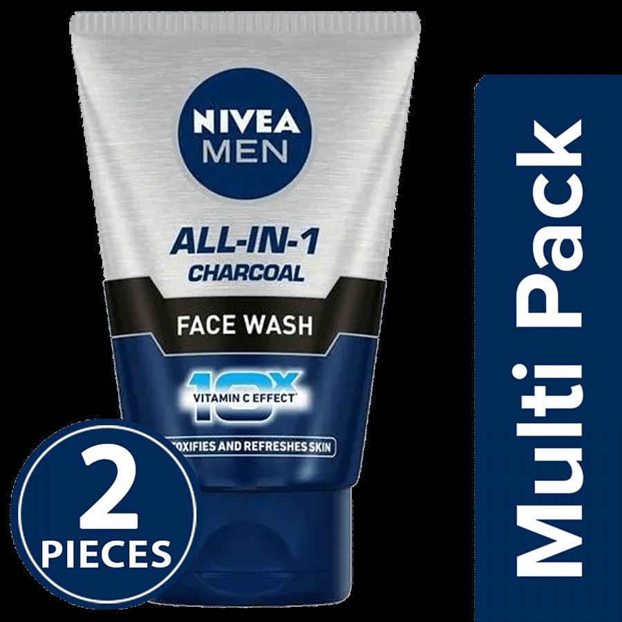 NIVEA All-In-1 Face Wash - Charcoal