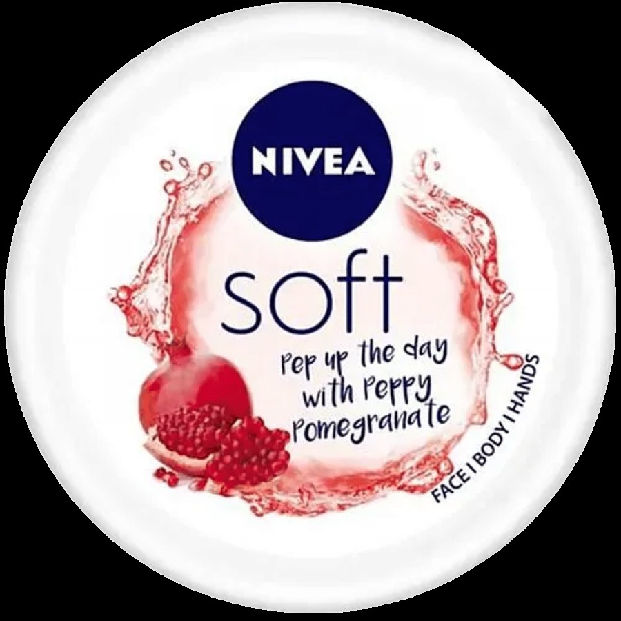 NIVEA Light Moisturiser Cream - Soft Peppy Pomegranate