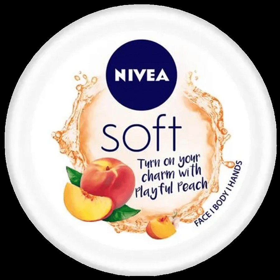 NIVEA Light Moisturizer Cream - Soft Playful Peach