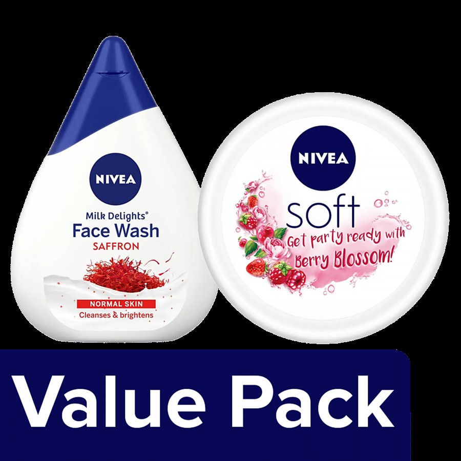 NIVEA Milk Delights Face Wash - With Saffron