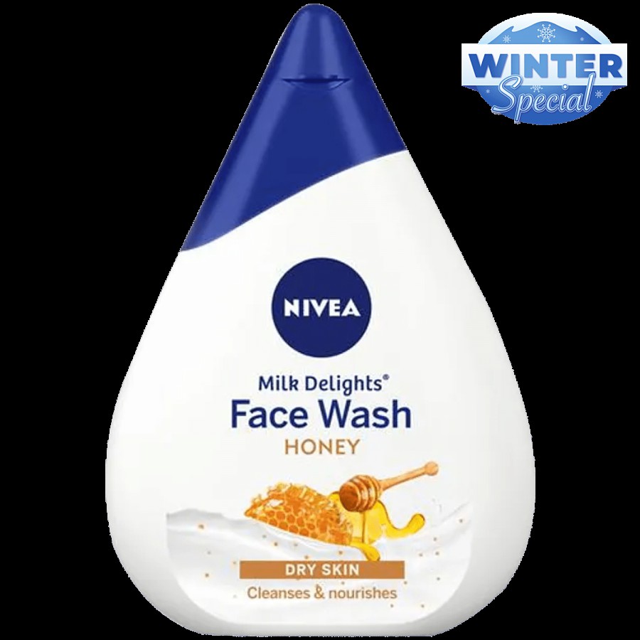 NIVEA Milk Delights Face Wash With Honey For Dry Skin