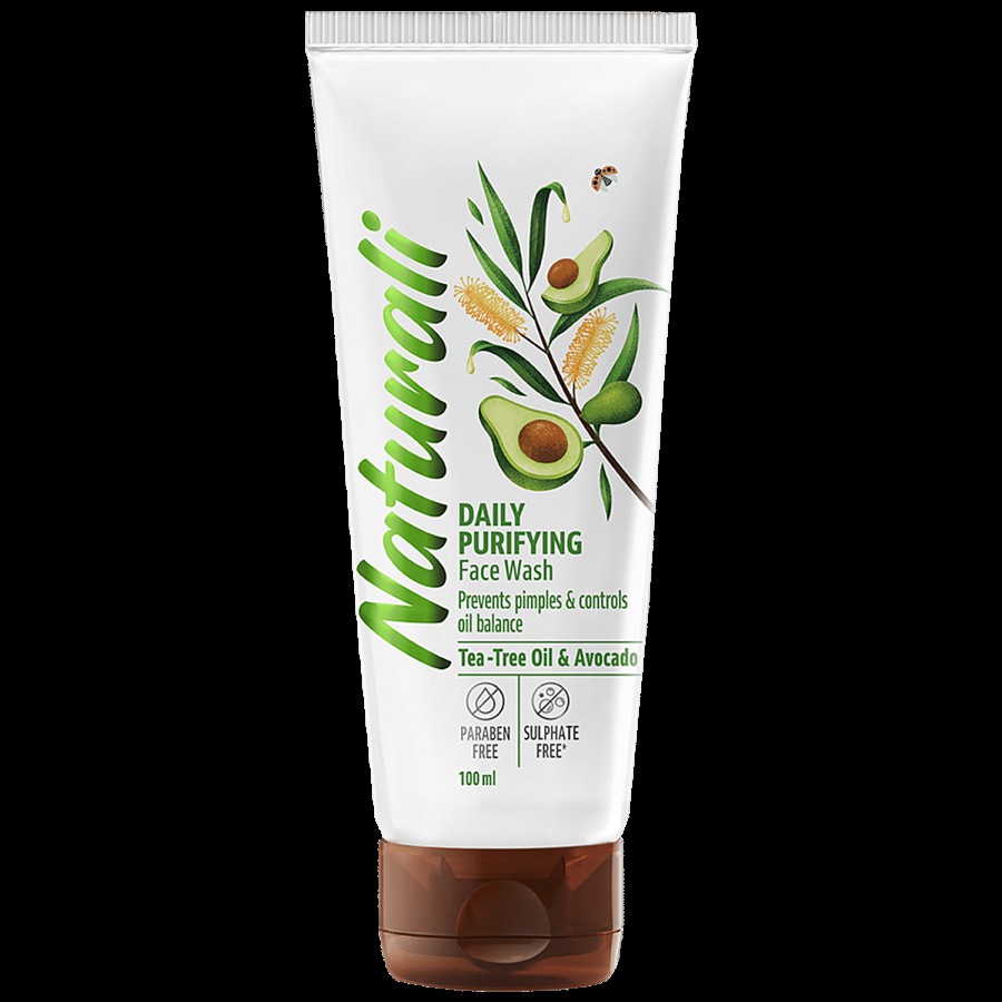 Naturali Daily Purifying Face Wash - Prevents Pimples & Controls Oil Balance