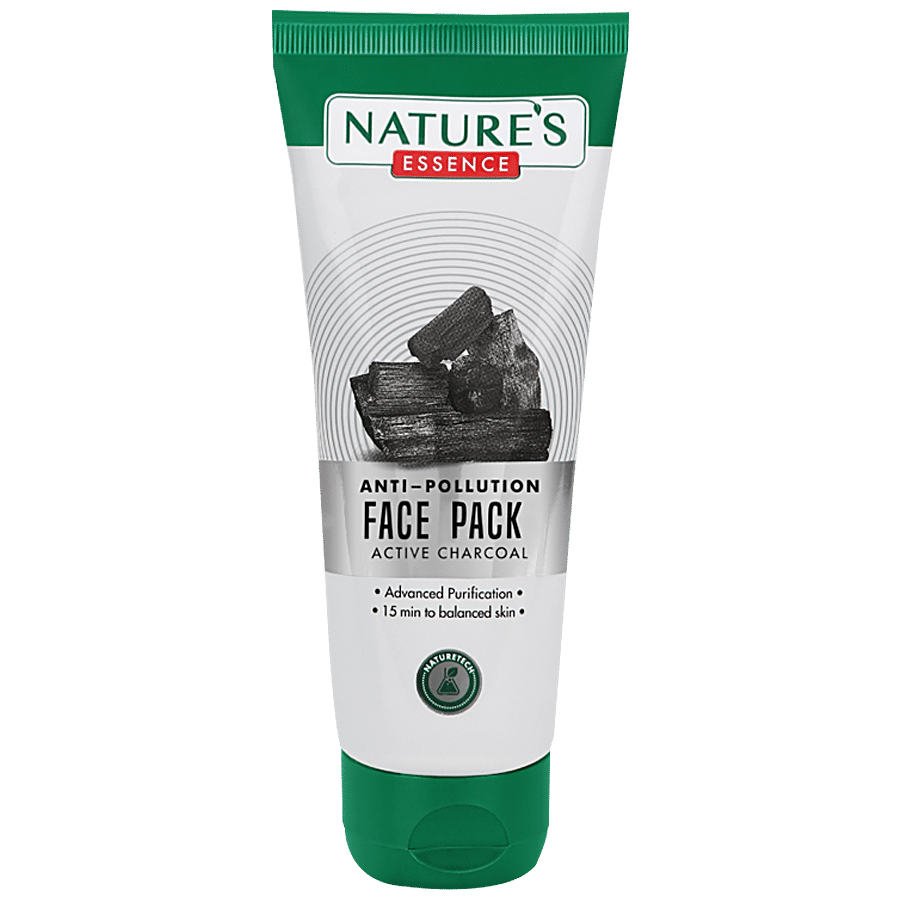 Natures Essence Anti-Pollution Face Pack - Active Charcoal