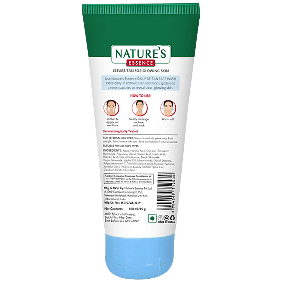 Natures Essence Daily De-Tan Face Wash