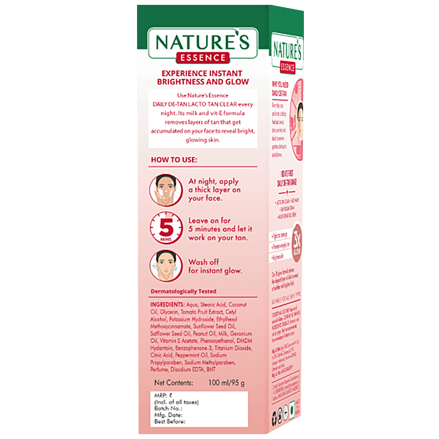 Natures Essence Daily De-Tan Lacto Tan Clear