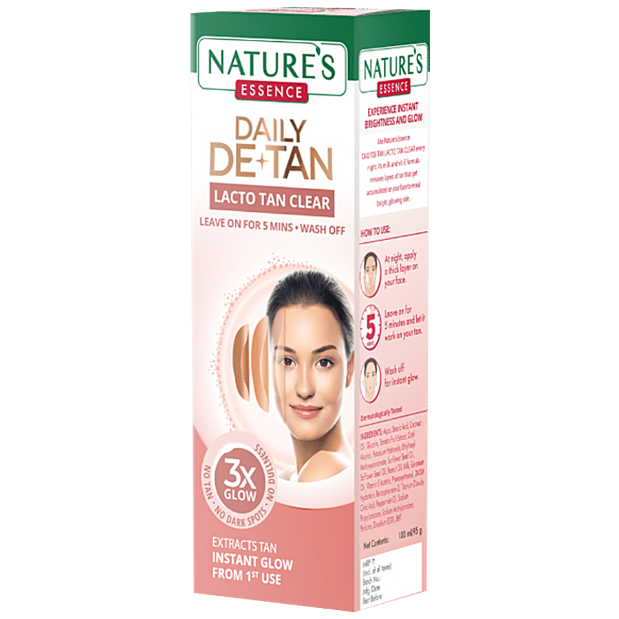 Natures Essence Daily De-Tan Lacto Tan Clear