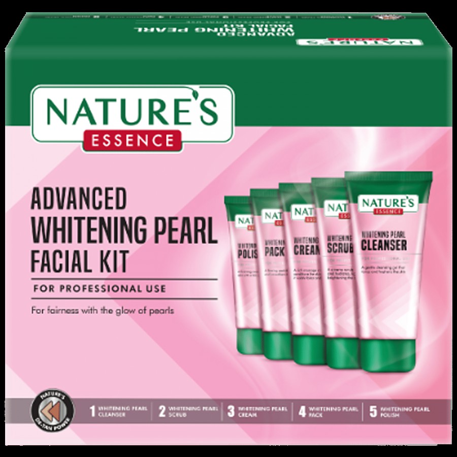 Natures Essence Advanced Whitening Pearl Facial Kit - Cleanser