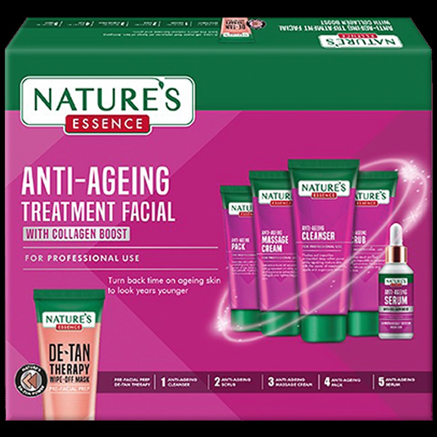 Natures Essence Anti-Ageing Treatment Facial - With Collagen Boost