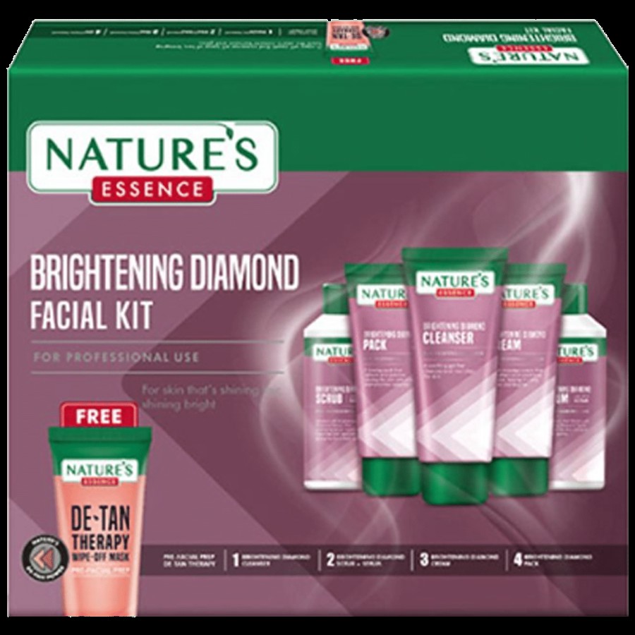 Natures Essence Brightening Diamond Facial Kit