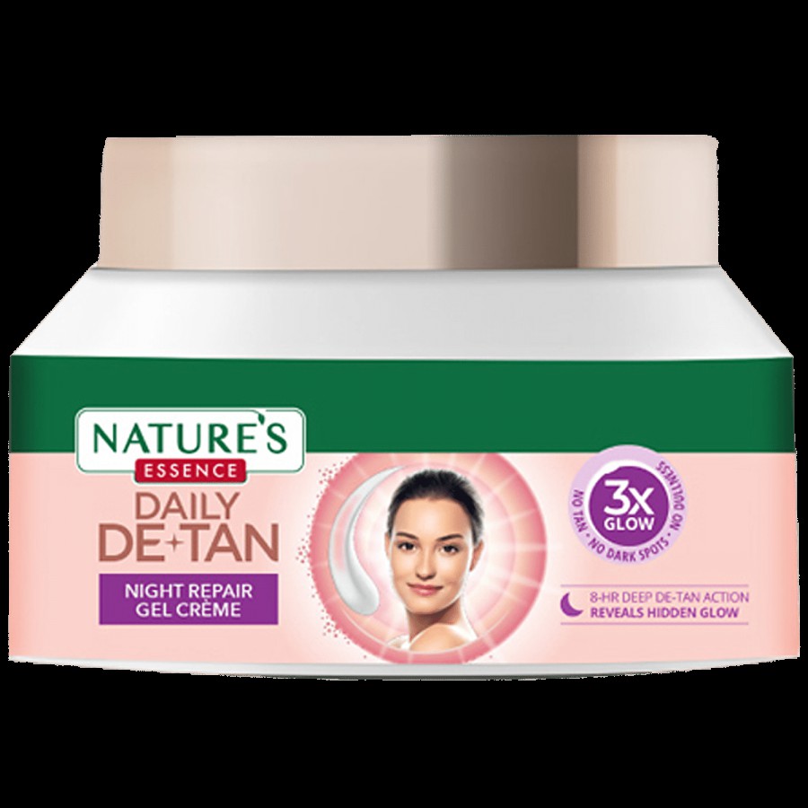 Natures Essence Daily De-Tan Night Repair Gel Creme