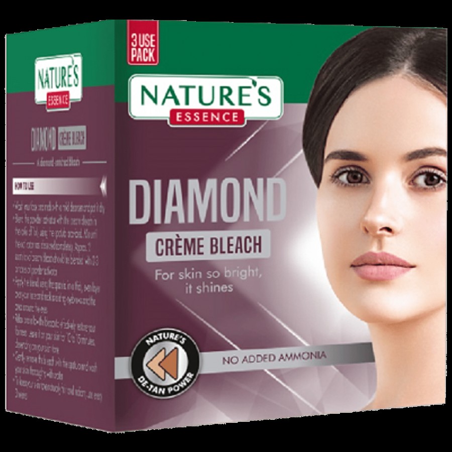 Natures Essence Diamond Creme Bleach Kit - For Radiant Skin