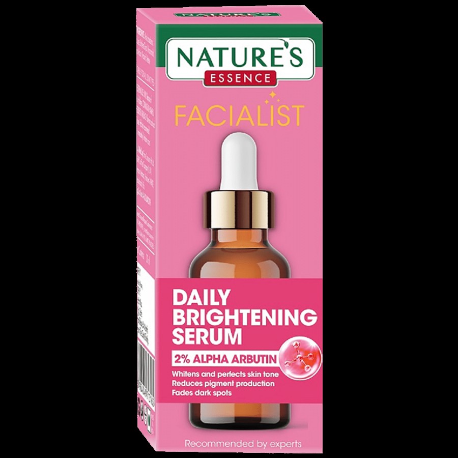 Natures Essence Facialist Daily Brightening Serum - 2% Alpha Arbutin