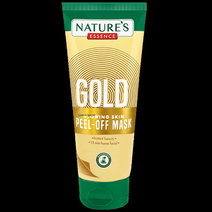 Natures Essence Gold Glowing Skin Peel-Off Mask