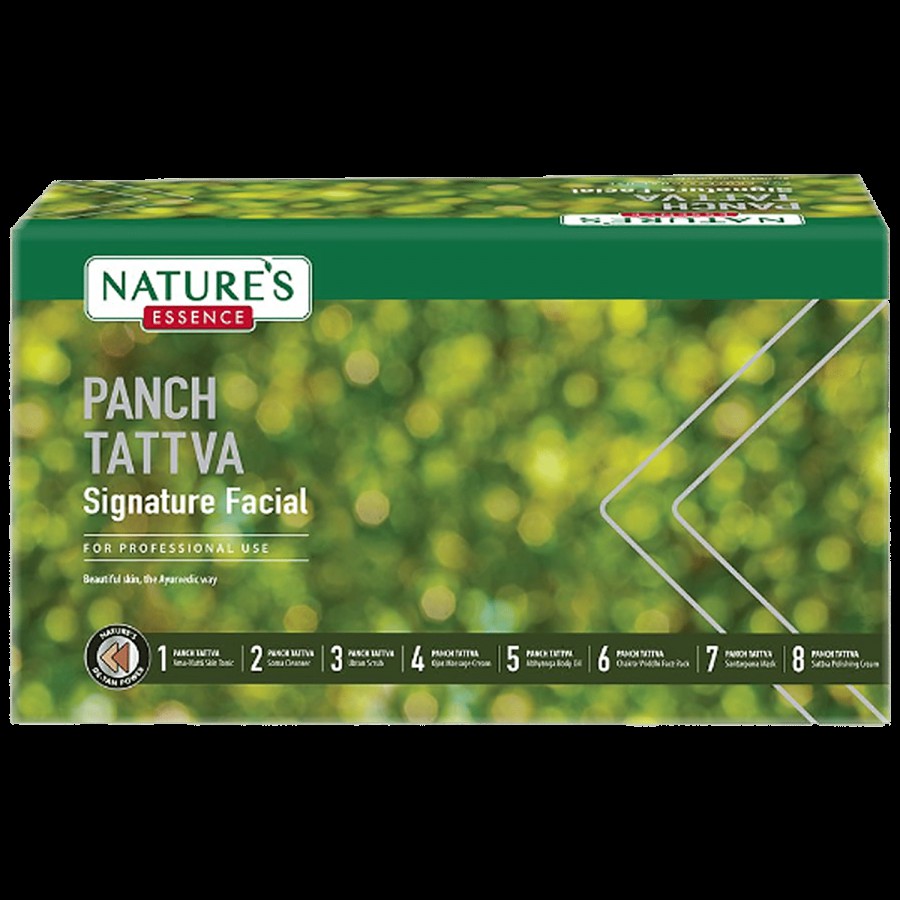 Natures Essence Panch Tattva Signature Facial Kit - Beautiful Skin The Ayurvedic Way