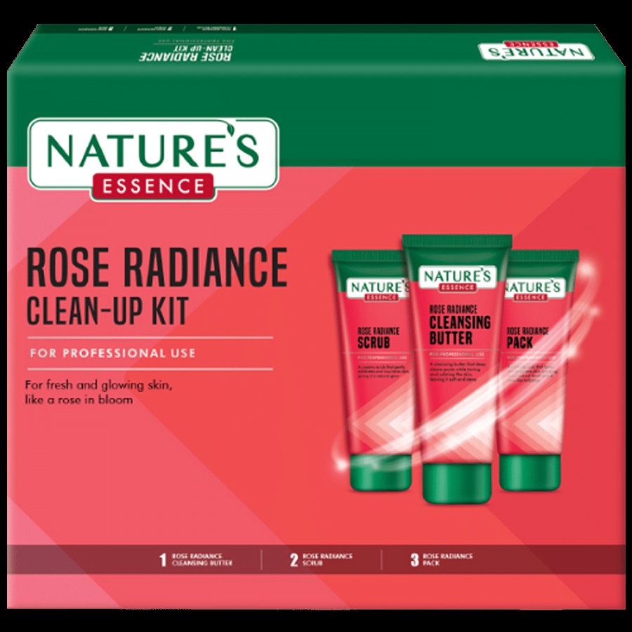 Natures Essence Rose Radiance Clean-Up Kit