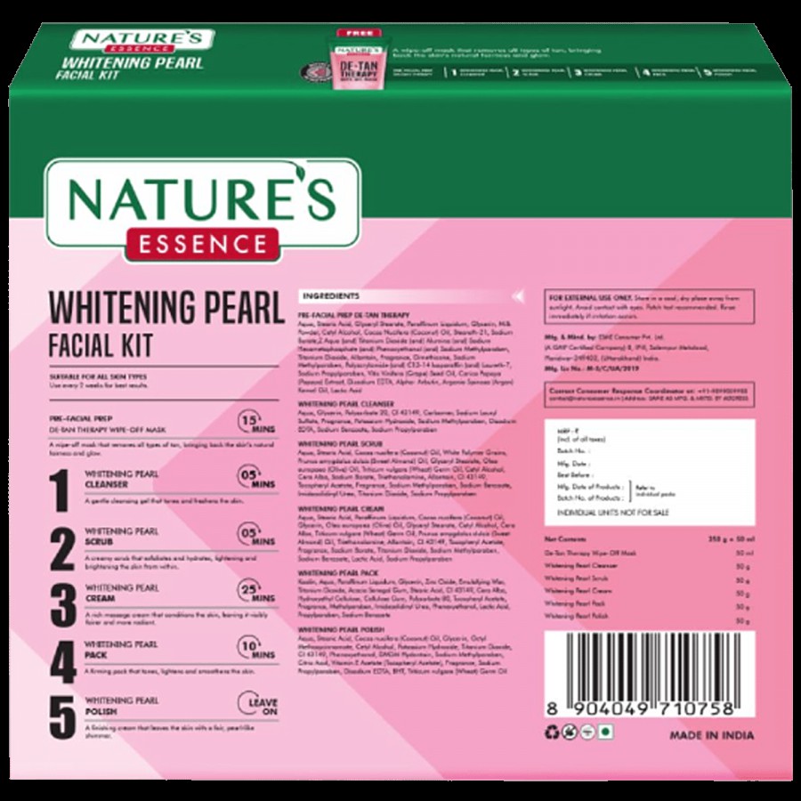 Natures Essence Whitening Pearl Facial Kit