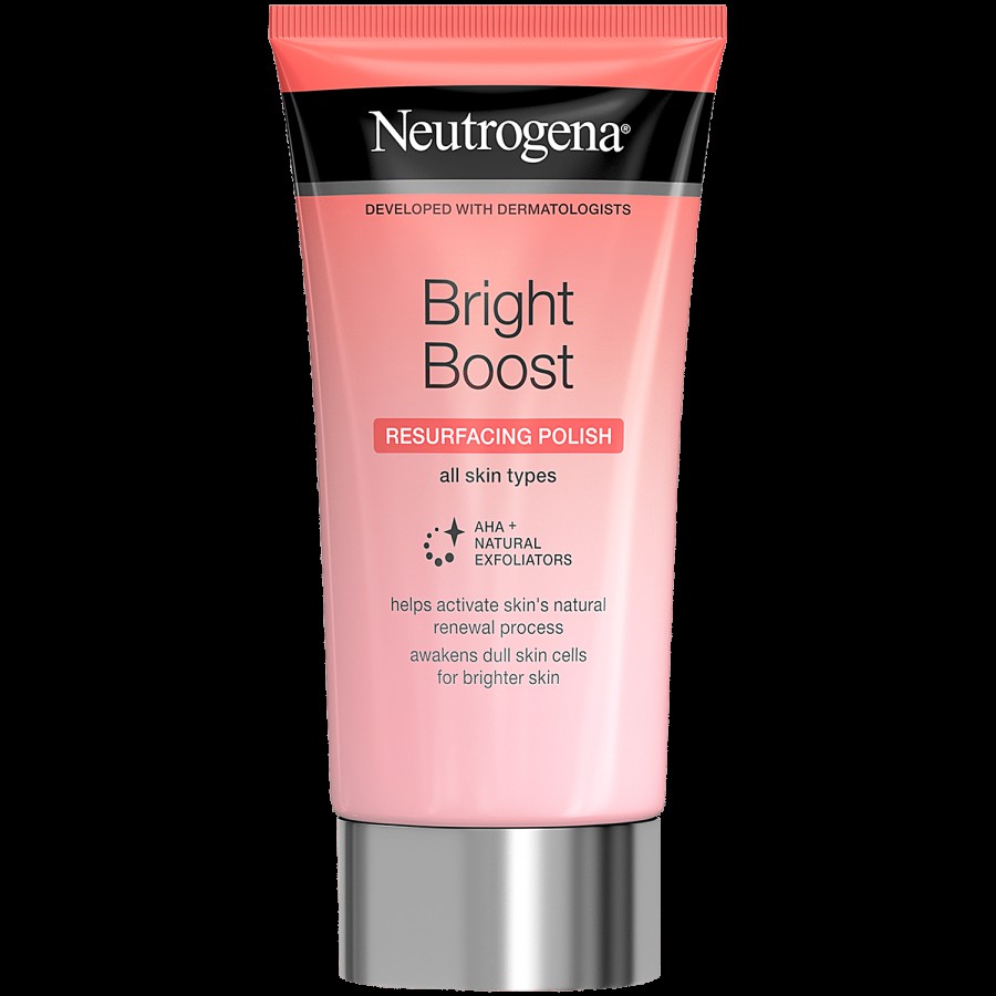 Neutrogena Bright Boost Resurfacing Polish - With AHA+ Natural Exfoliators