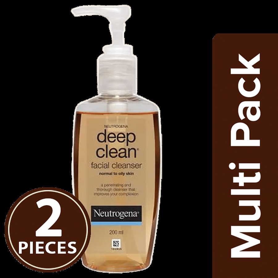 Neutrogena Deep Clean Facial Cleanser - Normal to Oily Skin