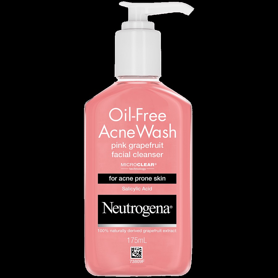 Neutrogena Oil Free Acne Wash - Pink Grapefruit Cleanser