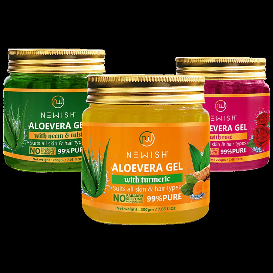 Newish Aloe Vera Gel - 99% Pure