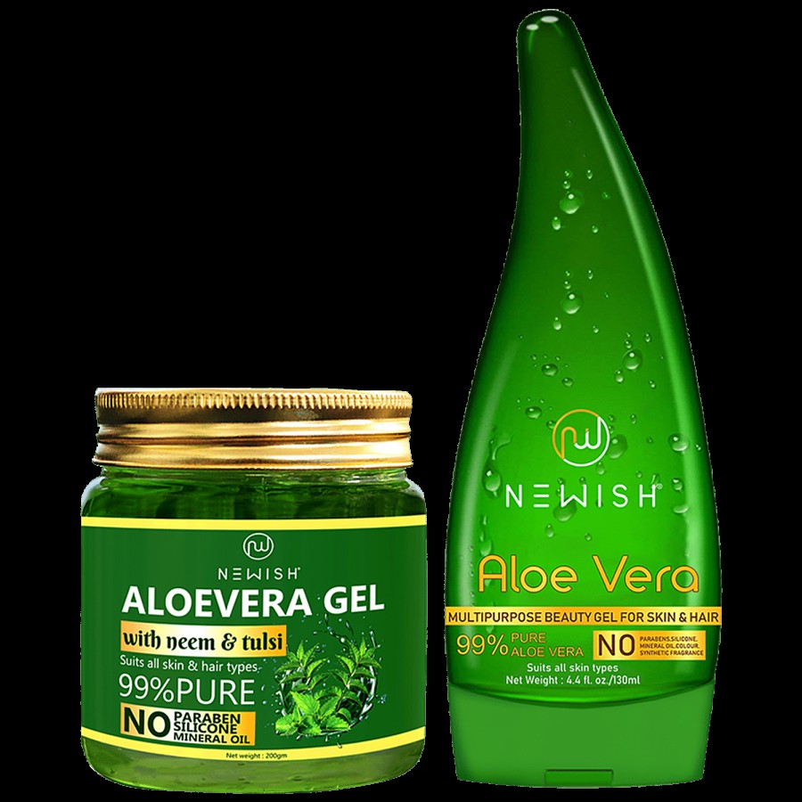 Newish Aloe Vera Gel - For Acne