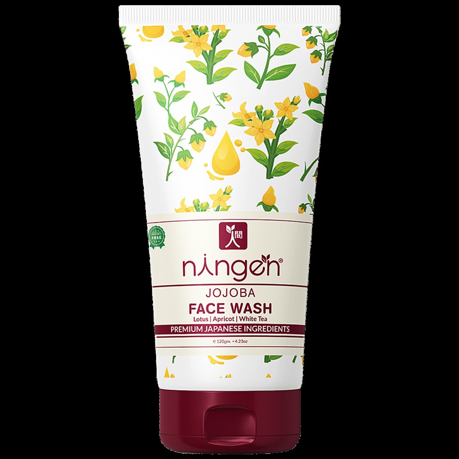 Ningen Jojoba Face Wash - Lotus