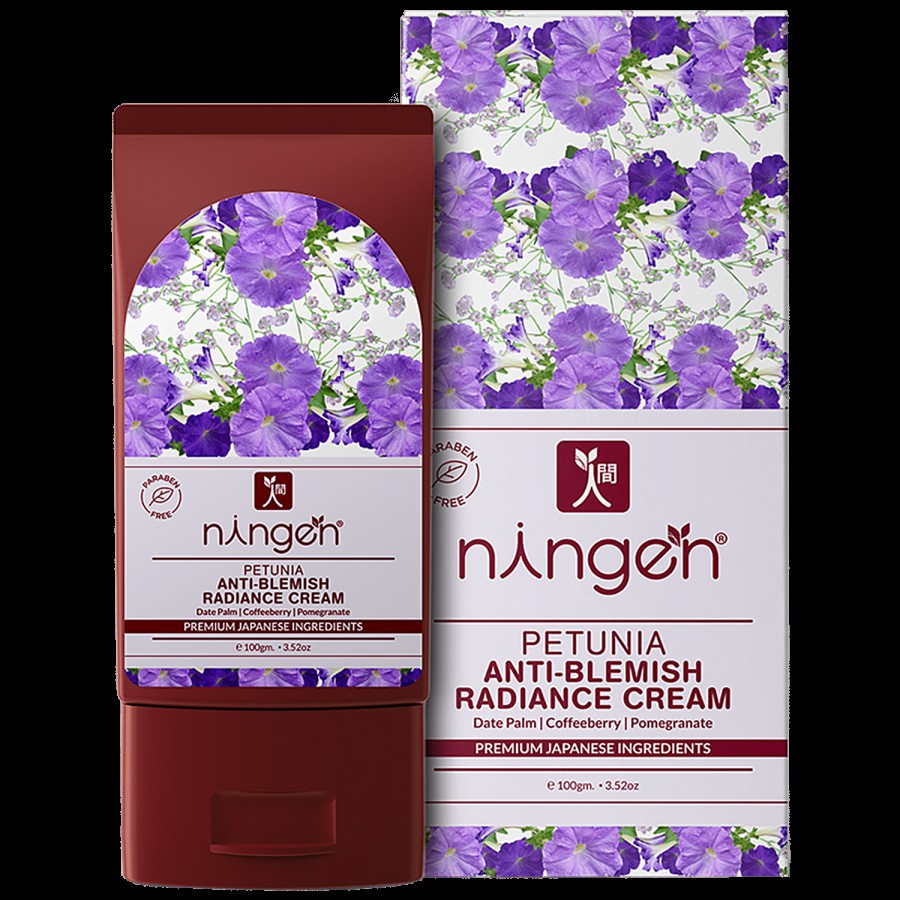 Ningen Petunia Anti-Blemish Radiance Cream - Date Palm