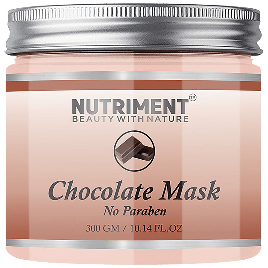 Nutriment Chocolate Face Mask - Hydrates Skin & Removes Excess Oil