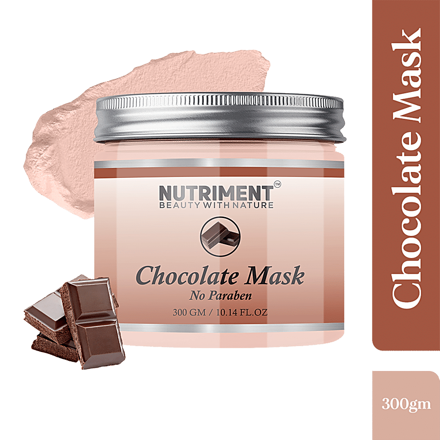 Nutriment Chocolate Face Mask - Hydrates Skin & Removes Excess Oil