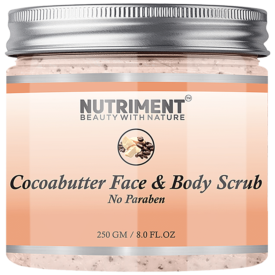 Nutriment Coco Butter Face & Body Scrub - Helps Fight Ageing