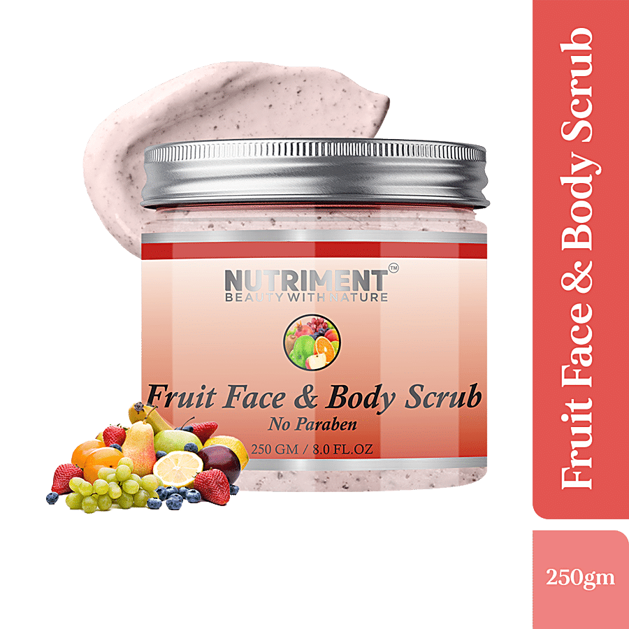 Nutriment Fruit Face & Body Scrub - Exfoliation Action