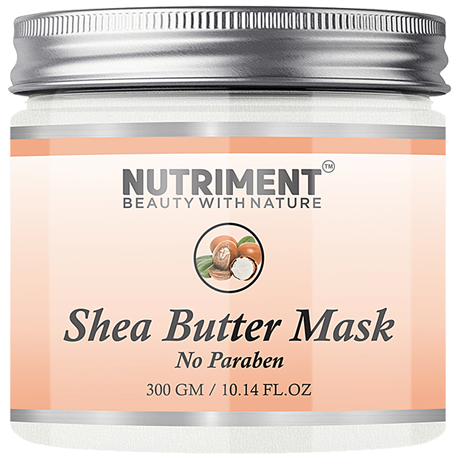 Nutriment Shea Butter Face Mask - Fights Acne Causing Bacteria & Inflammation