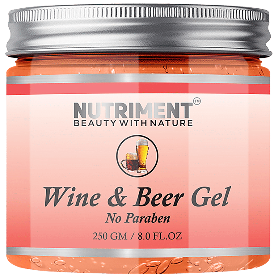 Nutriment Wine & Beer Gel With Natural Oils For Skin Nourishment