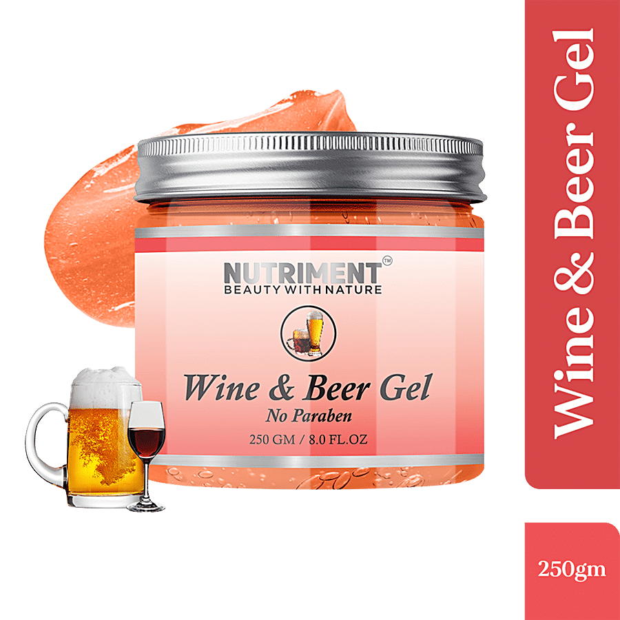 Nutriment Wine & Beer Gel With Natural Oils For Skin Nourishment