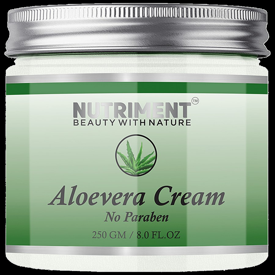 Nutriment Aloe Vera Cream - Moisturises Skin